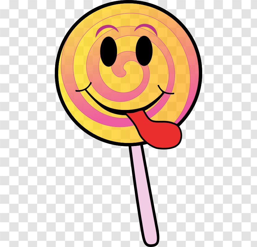 Lollipop Smiley Candy Clip Art - Drawing - Cliparts Transparent PNG