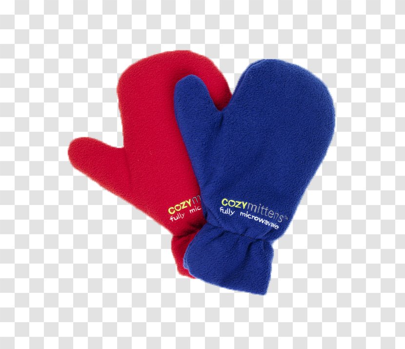 Glove Red Blue - Hand And Socks Transparent PNG