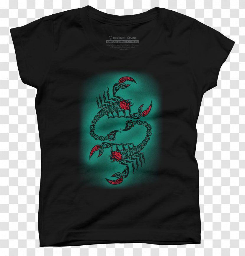 T-shirt Turquoise Clothing Green Teal - Active Shirt - Scorpions Transparent PNG