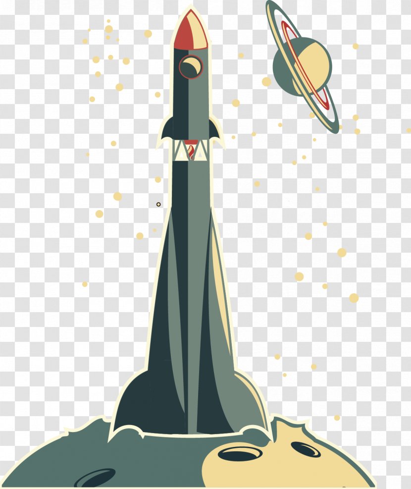 Rocket Spacecraft Aerospace Illustration - Astronaut Transparent PNG