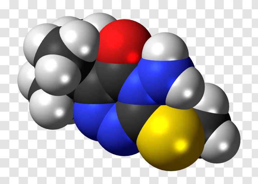 Metribuzin Herbicide Triazine Space-filling Model Insecticide - Terbuthylazine - Sphere Transparent PNG