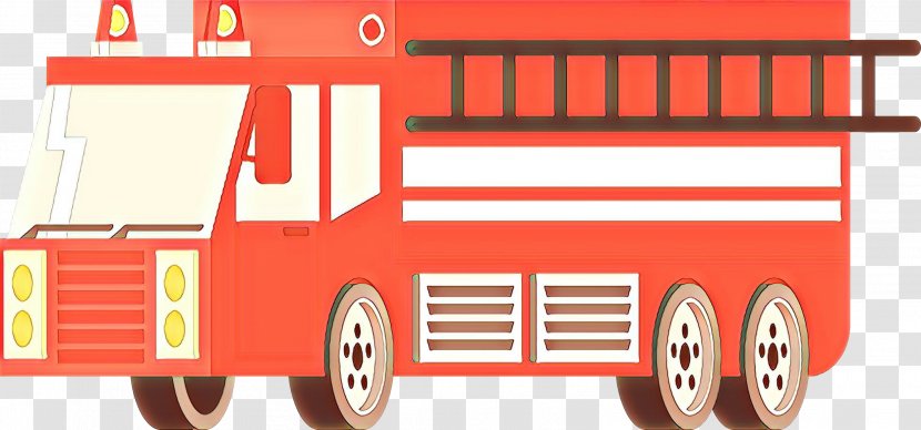 Firefighter Cartoon - Model Car - Public Transport Transparent PNG