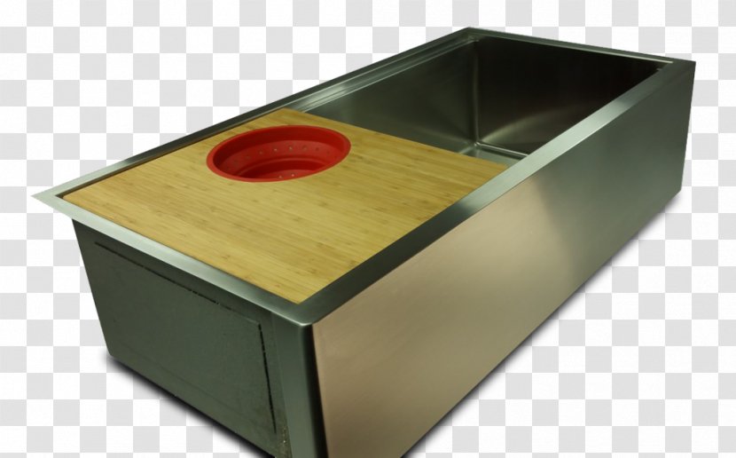 Bowl Sink Kitchen Stainless Steel - Box - Apron Transparent PNG