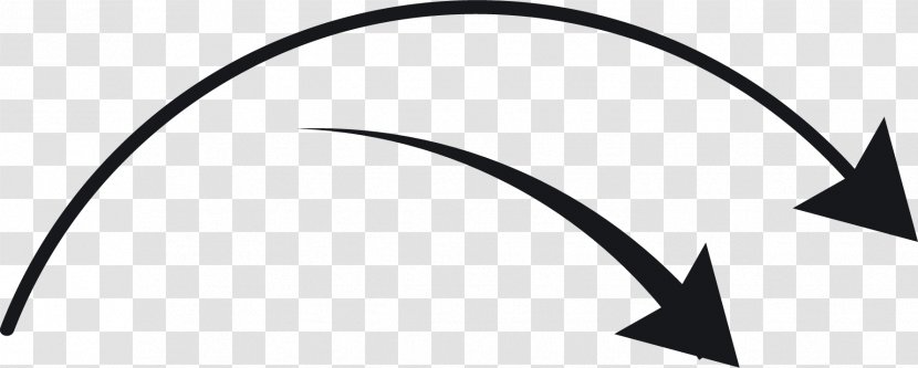 Black White Technology Pattern - Area - Arc Arrow Transparent PNG