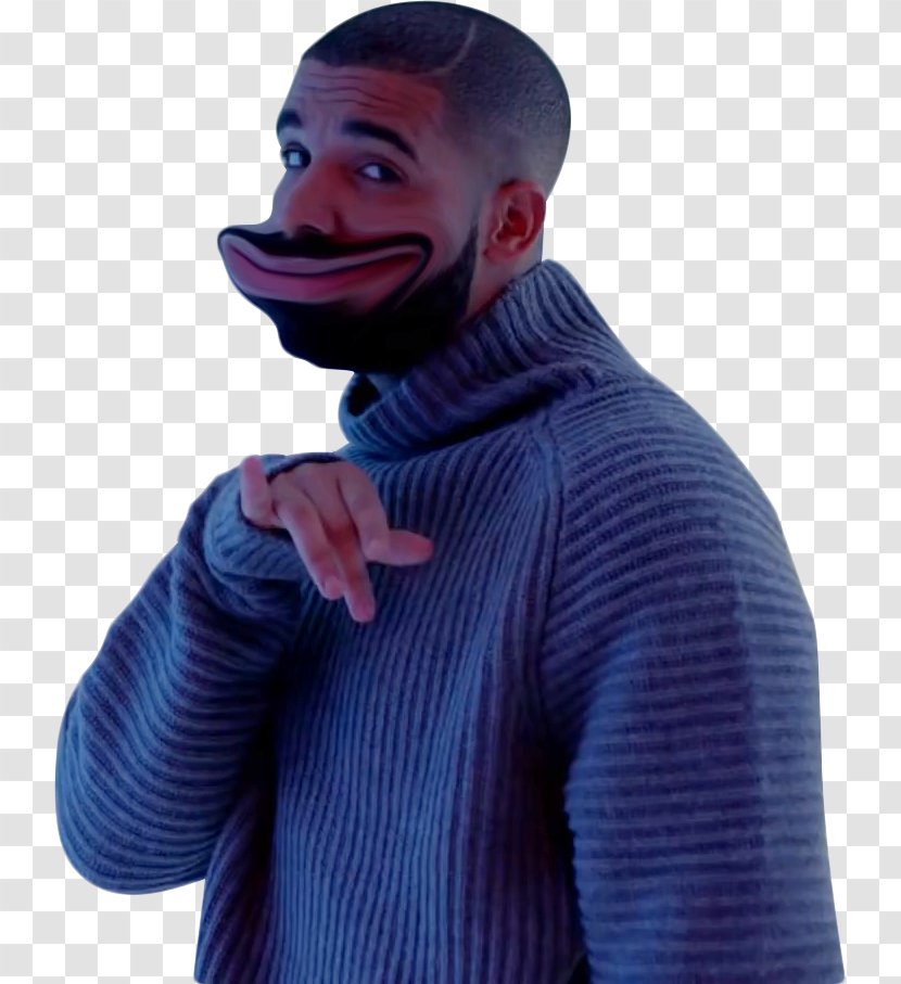 Drake Hotline Bling Okeh Records Down In The Dumps - Watercolor Transparent PNG