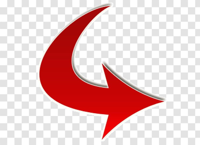 Arrow Symbol Clip Art - Red Transparent PNG