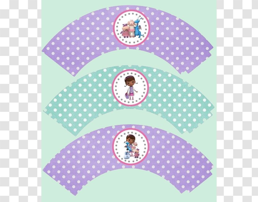 Cupcake Party Paper Birthday Toy - Polka Dot Transparent PNG