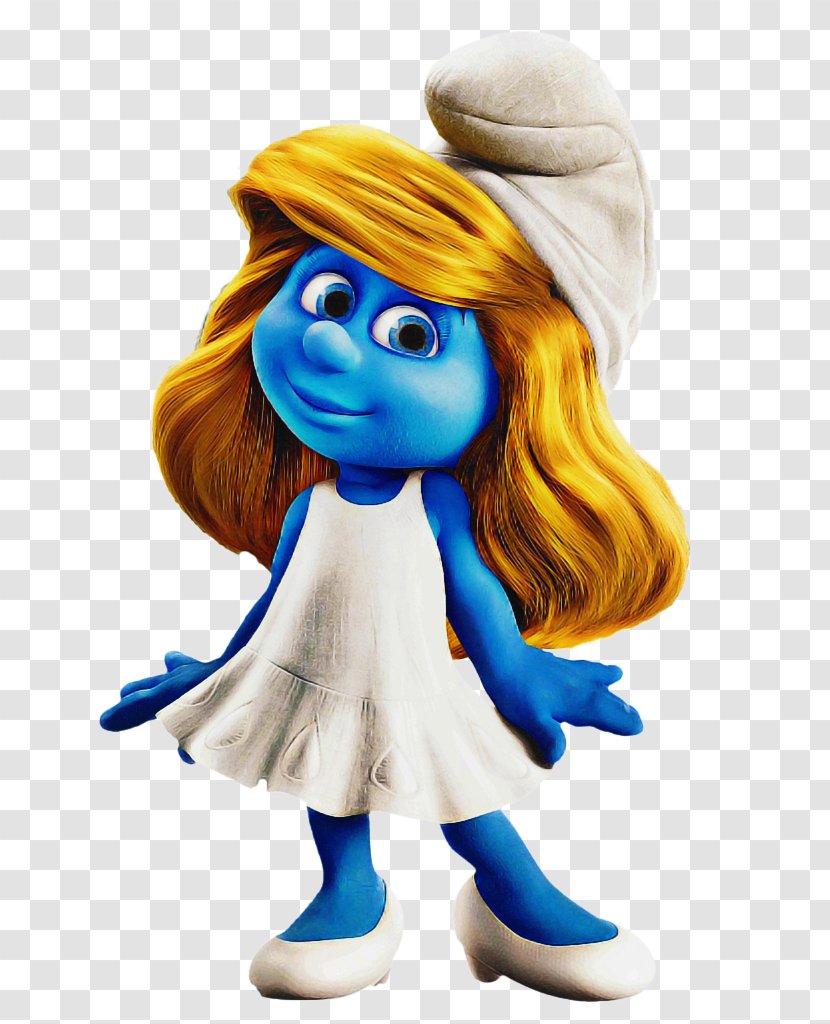 Farmer Cartoon - Smurfette - Doll Smile Transparent PNG