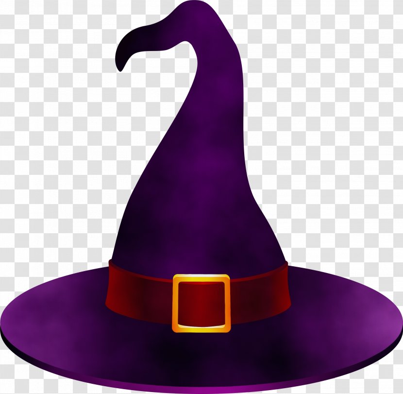 Witch Hat Purple Violet Clothing - Paint - Magenta Fashion Accessory Transparent PNG