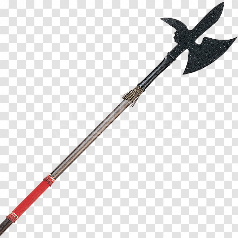 Halberd Pole Weapon Sword Middle Ages - Live Action Roleplaying Game Transparent PNG