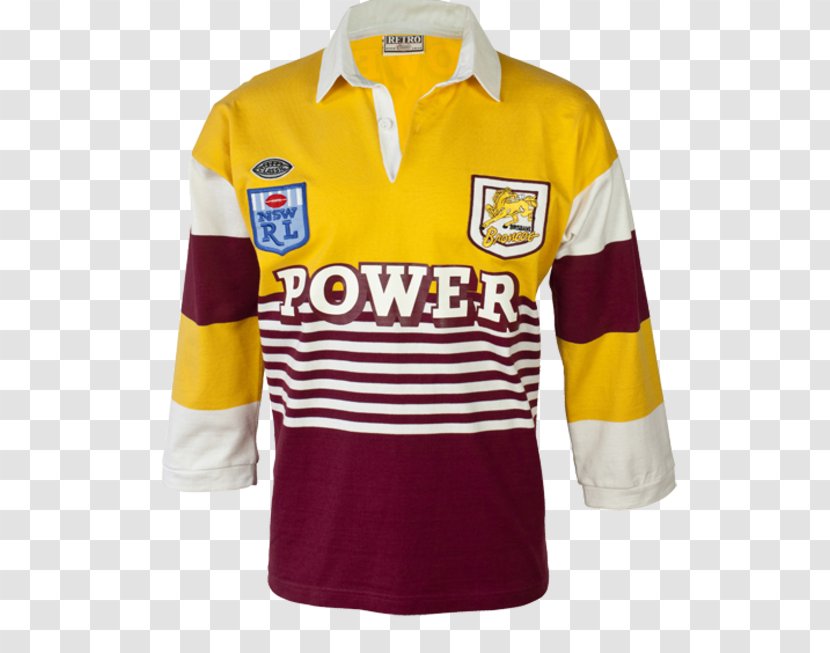 Brisbane Broncos National Rugby League 1988 Denver Season T-shirt Queensland Team - Sweater Transparent PNG
