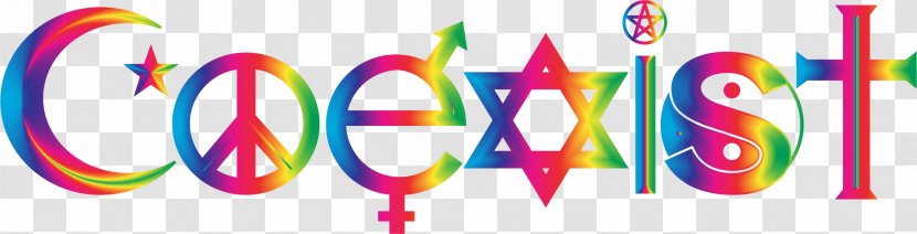Judaism - Autocad Dxf - Coexist Transparent PNG