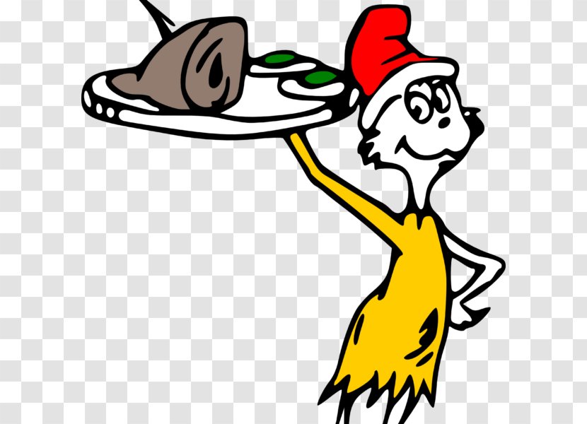 Green Eggs And Ham One Fish, Two Red Blue Fish The Lorax Cat In Hat - Beak - Dr Seuss Transparent PNG