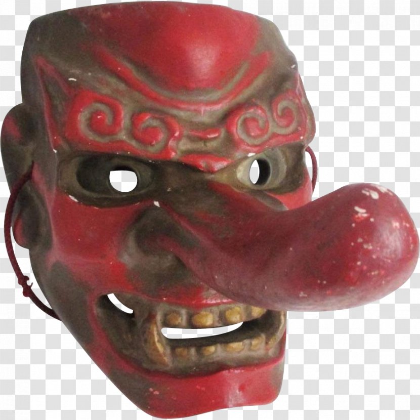 Mask Japanese Folklore Tengu Goblin - Masque Transparent PNG