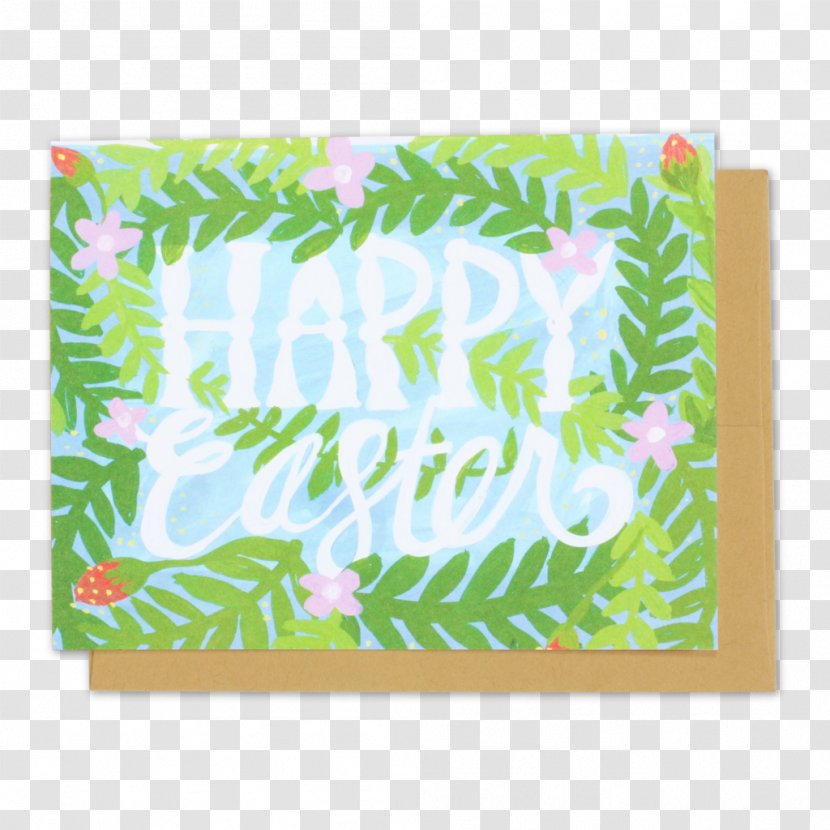Leaf Area Picture Frames Rectangle Font - Hand-painted Easter Transparent PNG