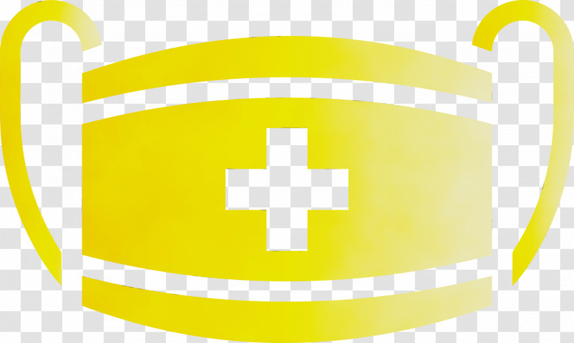 Yellow Line Symbol Cross Transparent PNG