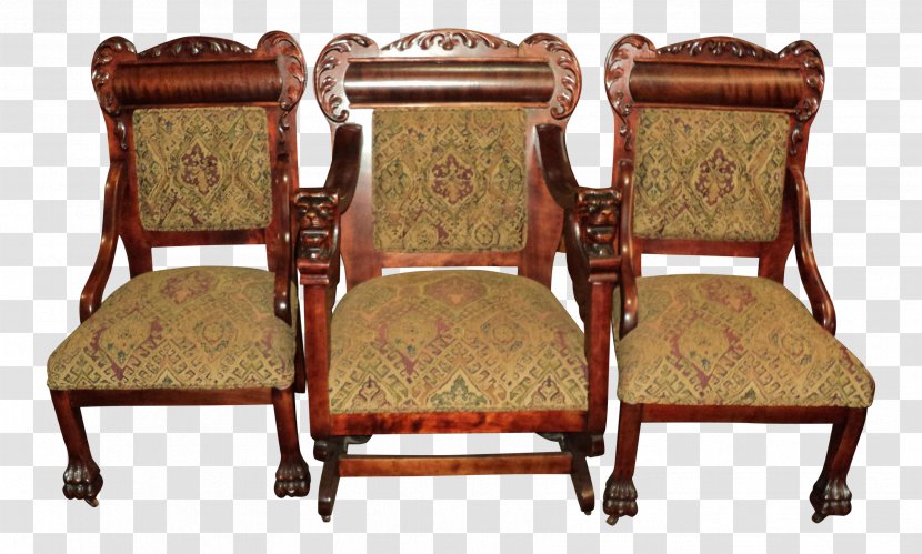 Rocking Chairs Table Wood Upholstery - Chair - Mahogany Transparent PNG