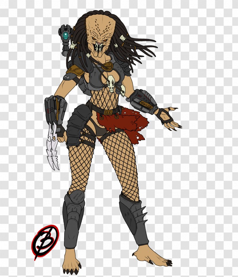 Predator Alien Female DeviantArt - Costume Transparent PNG