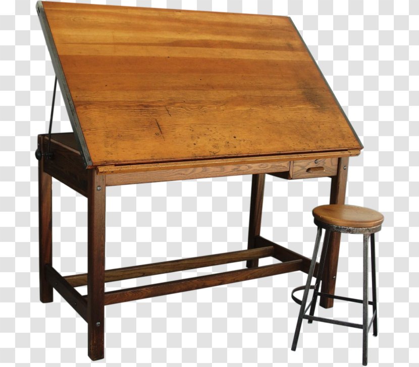 Drawing Board Table Architecture Technical - Desk Transparent PNG