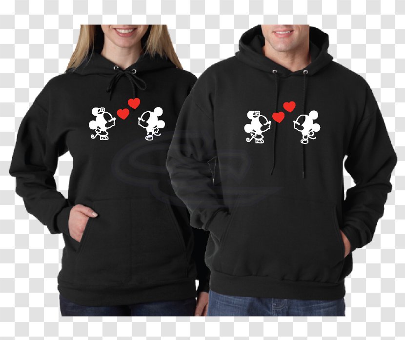 T-shirt Hoodie Minnie Mouse Sweater - T Shirt - Just Married Transparent PNG