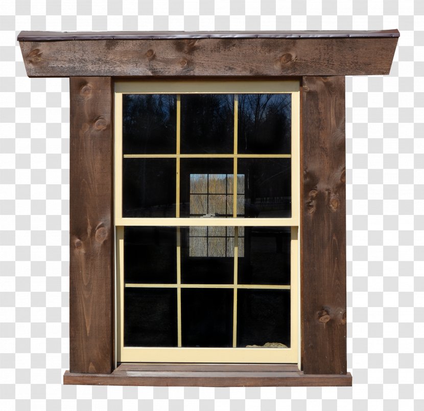 Window Blinds & Shades Log Cabin House Wood Transparent PNG