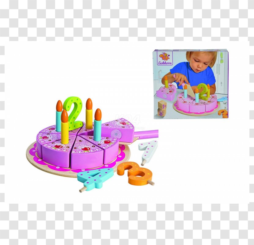 Birthday Cake Toy Wood Lobbes.nl - Play Transparent PNG
