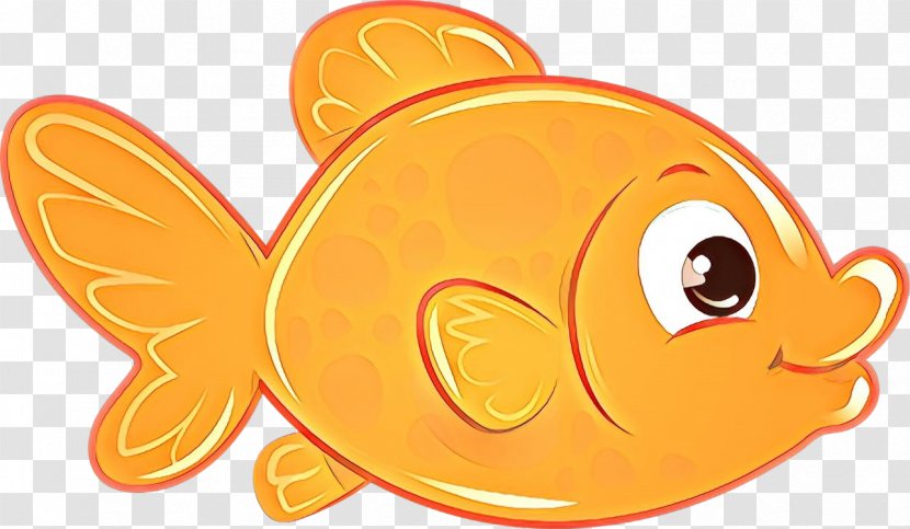 Fish Cartoon - Sticker - Yellow Transparent PNG