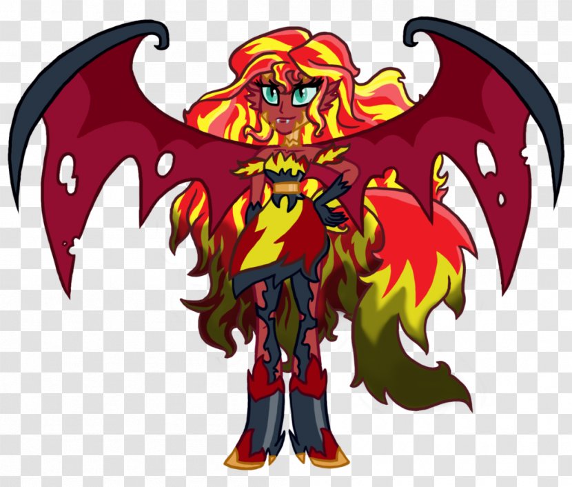 Twilight Sparkle Sunset Shimmer Demon DeviantArt - Glare Elements Transparent PNG