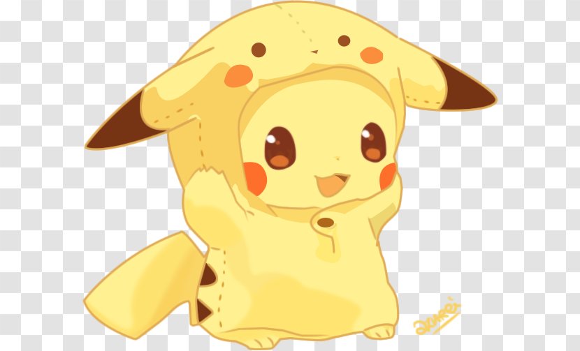 Pikachu Costume Pokémon Kawaii Raichu - Yellow Transparent PNG