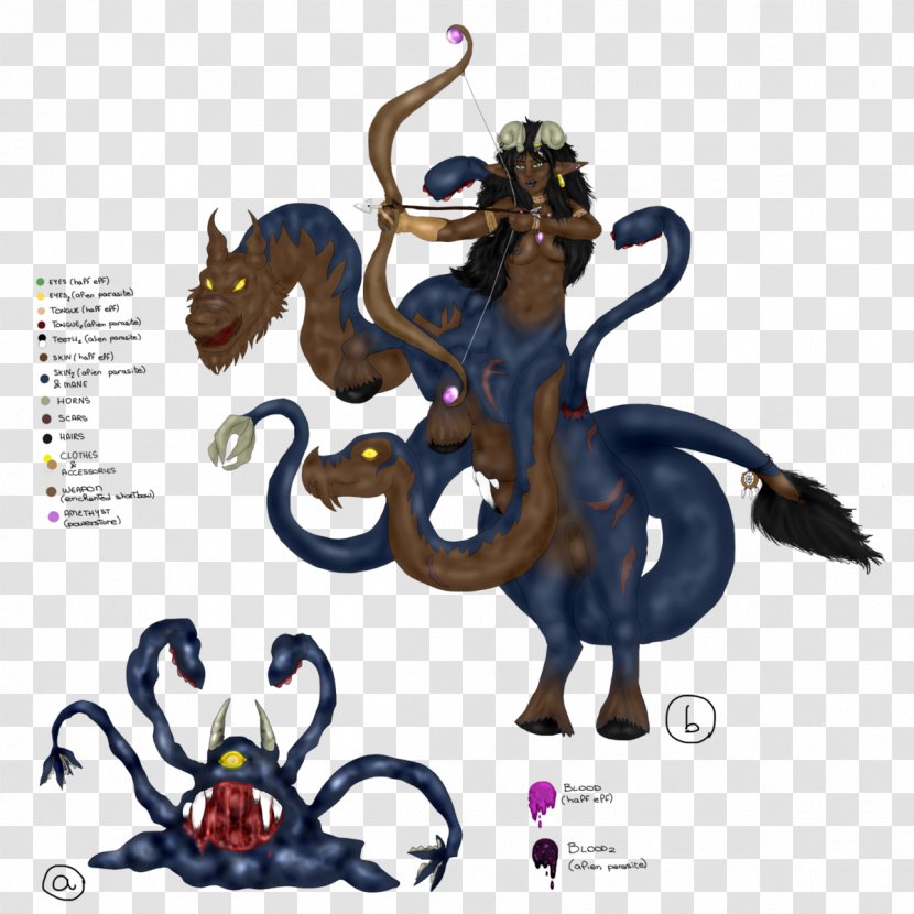Character Figurine Organism - Legendary Creature - Centaur Transparent PNG