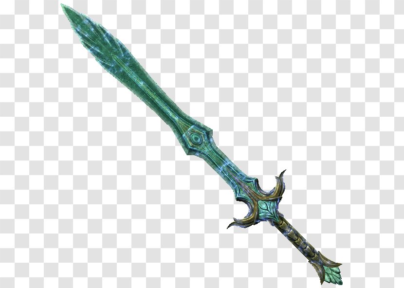 Classification Of Swords Weapon The Elder Scrolls V: Skyrim – Dragonborn Zweihänder - Sword Transparent PNG