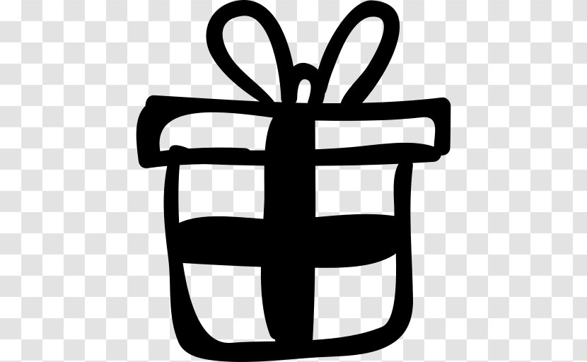 Gift Box Icons - Coloring Book - Blackandwhite Transparent PNG