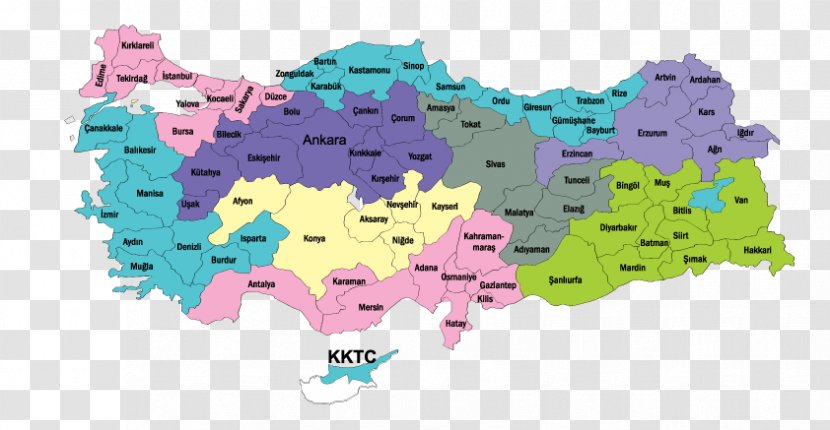 Istanbul Map Of Region Geography - South Transparent PNG