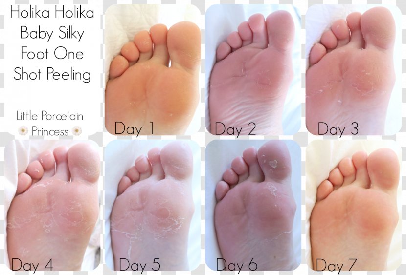 Nail Toe Holika Baby Silky Foot One Shot Peeling Skin - Watercolor Transparent PNG