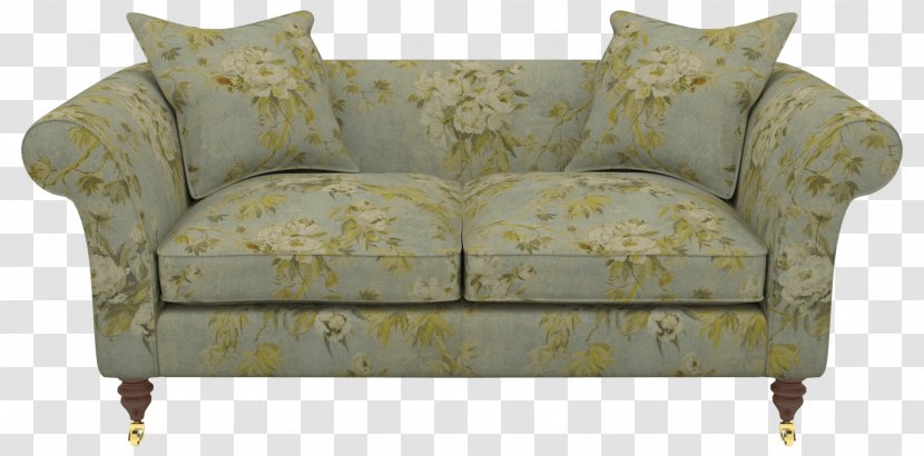 Couch Chair Footstool Velvet Table - Seat - Celadon Transparent PNG