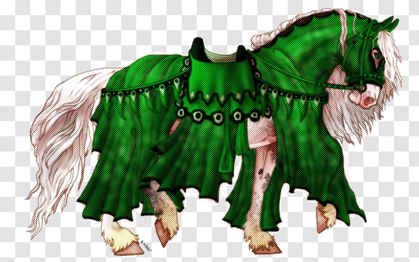 Green Horse Animal Figure Mane Pony Transparent PNG