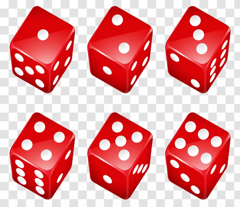 Dice Set Game Illustration - Watercolor - Vector Red Child Transparent PNG