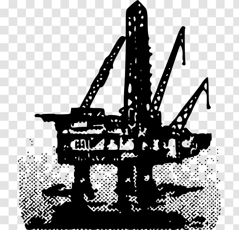 Oil Platform Petroleum Drilling Rig Well Clip Art - Industry - Pump Transparent PNG