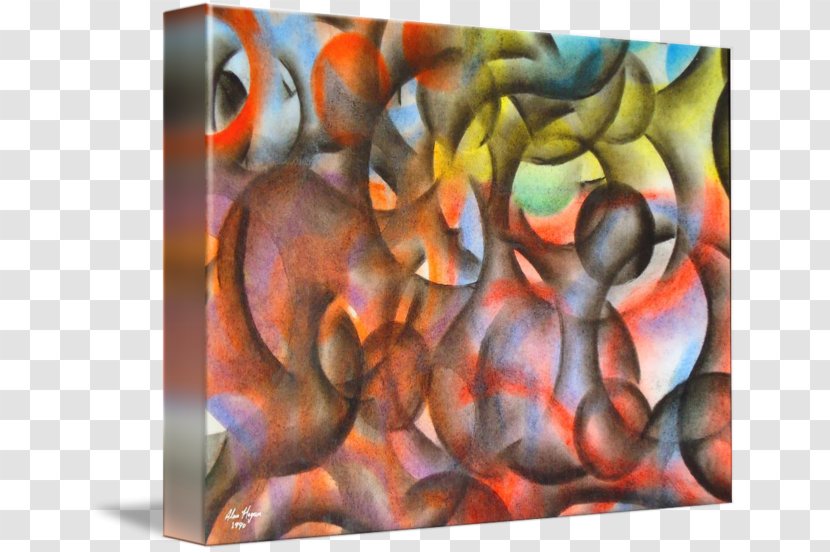 Modern Art Painting Acrylic Paint - Resin Transparent PNG