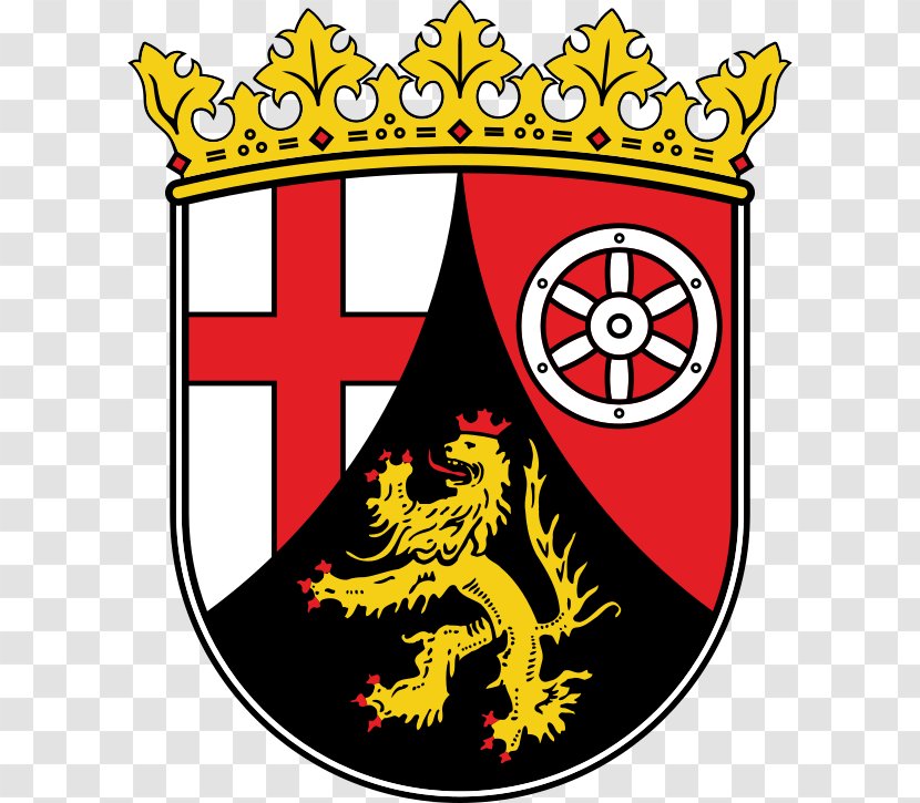 Coat Of Arms Rhineland-Palatinate Palatine Lion Bavaria - Yellow - Artillery Transparent PNG