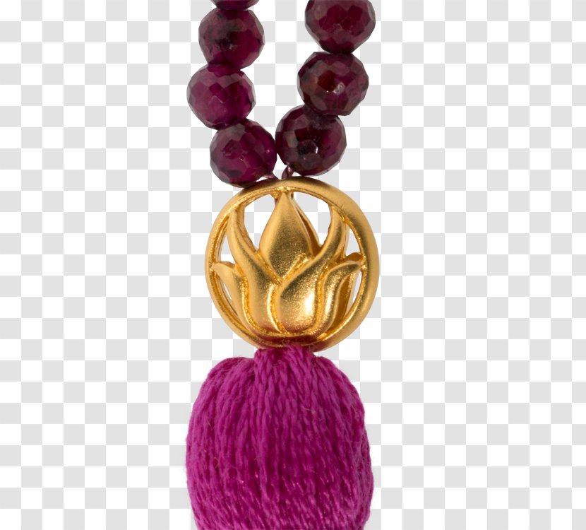 Ruby Magenta Bead - Jewellery - Lotus Jade Rabbit Transparent PNG