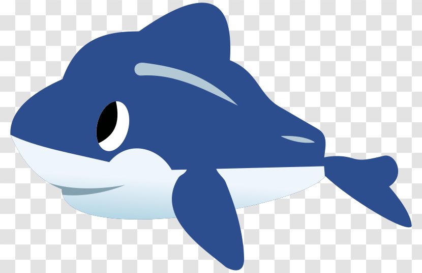 Dolphin Clip Art - Cobalt Blue - [dolphin Transparent PNG