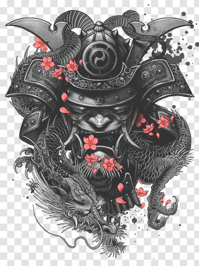 Sleeve Tattoo Samurai Irezumi - Supernatural Creature Transparent PNG