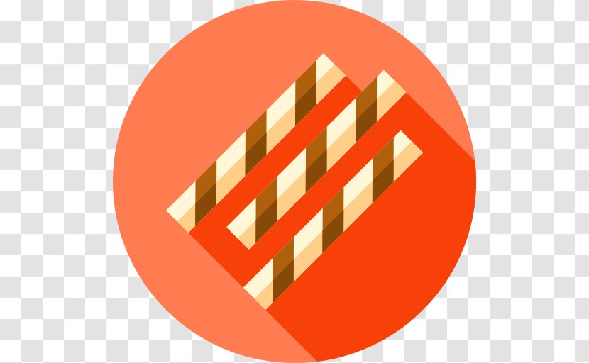 Wafers Icon - Candy - Orange Transparent PNG