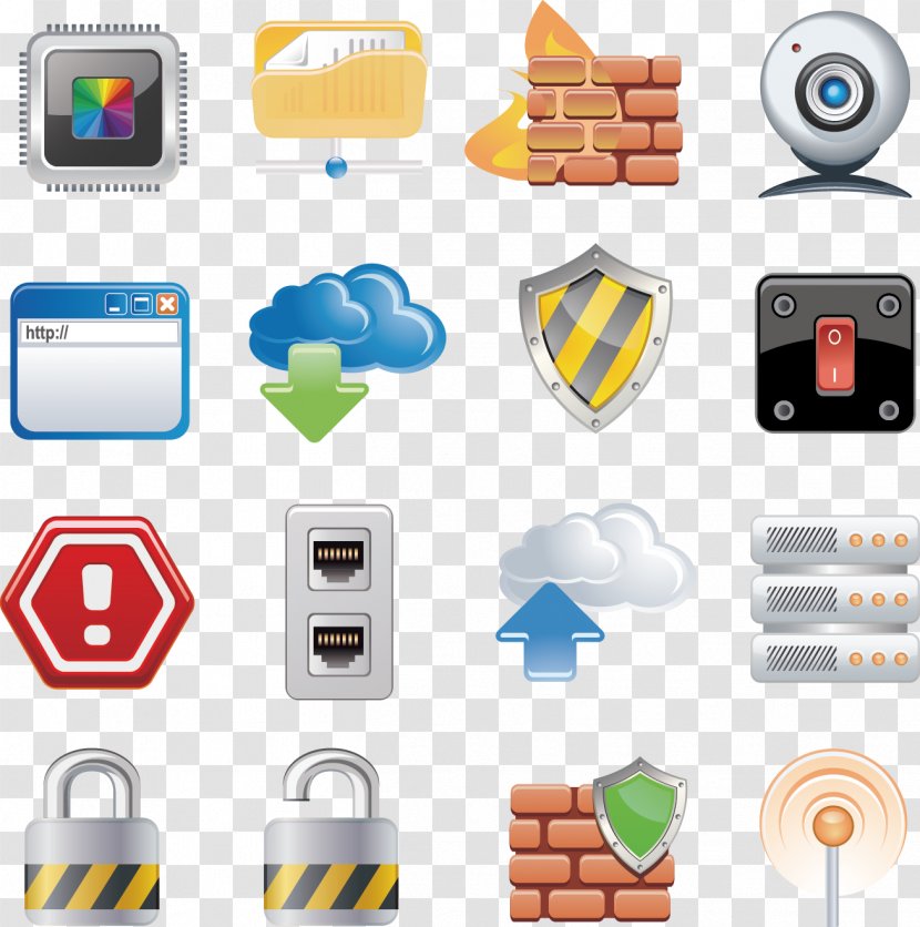 Royalty-free Icon - Shutterstock - Vector Painted Security Camera Network Socket Transparent PNG