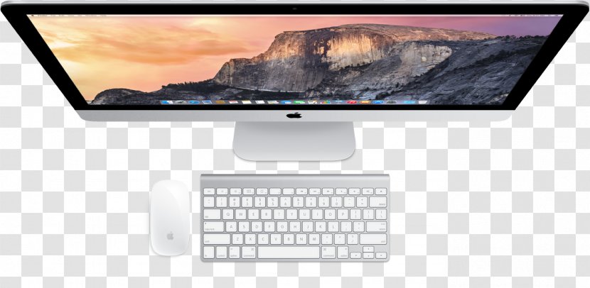 Magic Mouse Mac Mini IMac Desktop Computers - Display Resolution - Top View Transparent PNG