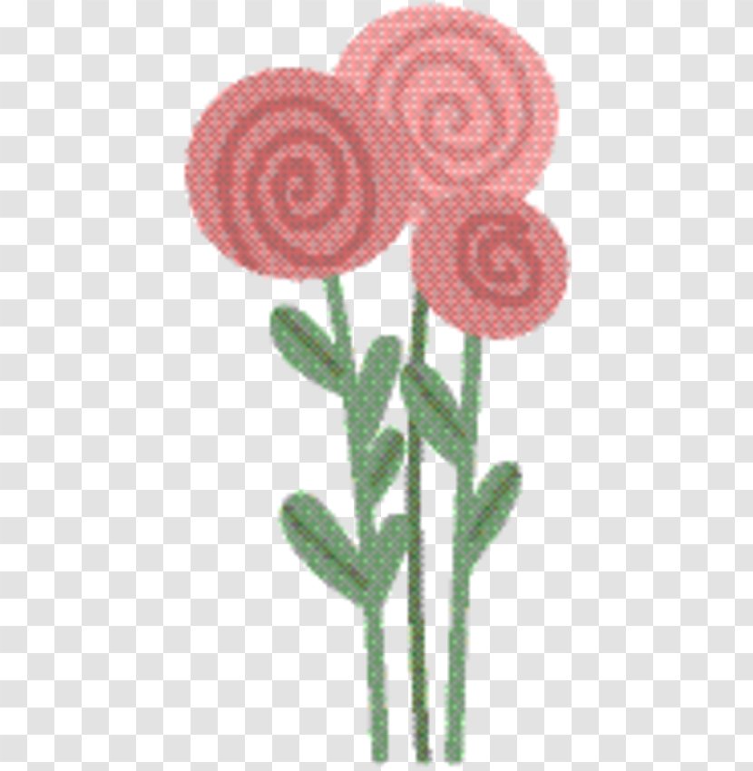 Pink Flower Cartoon - Pedicel Plant Transparent PNG