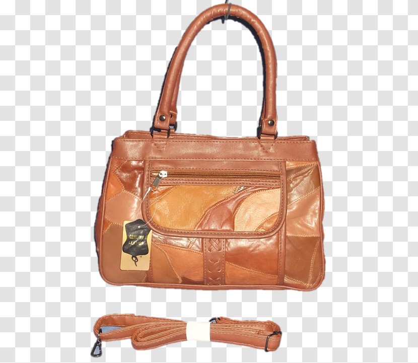 Tote Bag Leather Brown Caramel Color Hand Luggage Transparent PNG