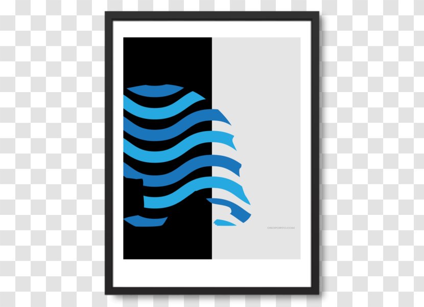 El Porto Graphics Picture Frames Poster Image - Art - Electric Blue Transparent PNG