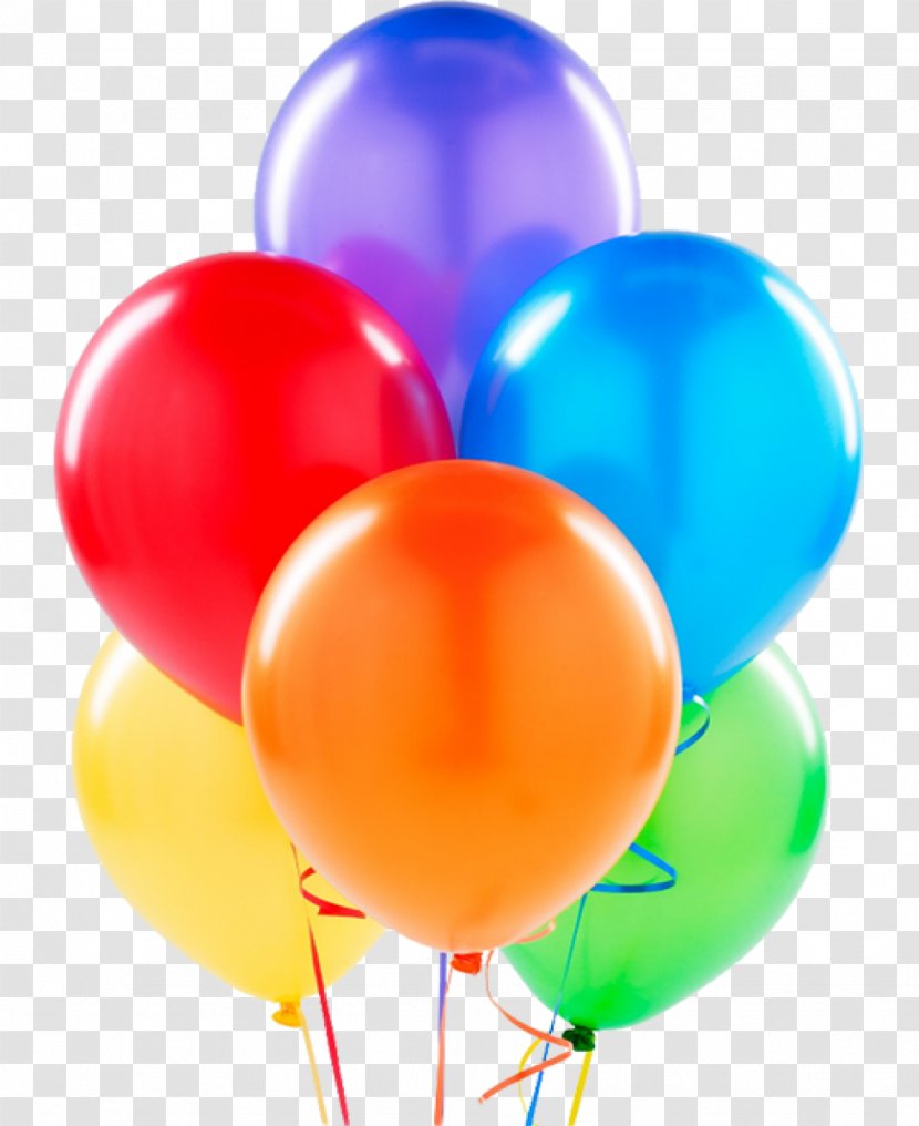 Balloon Birthday Party Latex Gift - Colorful Balloons Transparent PNG